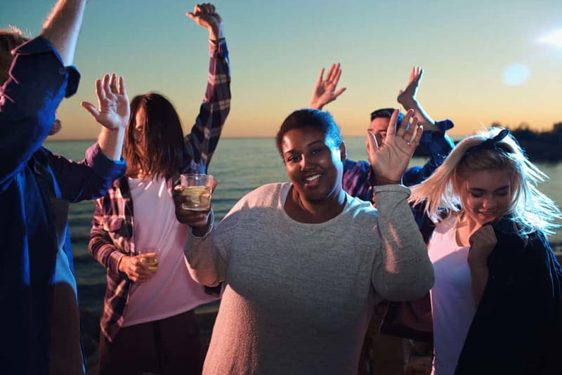 Malaga: Catamaran Sunset or Night Cruise w/ Live DJ & Drink - The upper deck becomes the main event