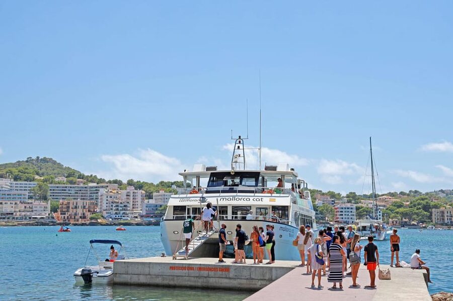 Mallorca: 2-Hour Coastline & Malgrat Islands Catamaran Tour - The return past Calvià, Paguera, and Camp de Mar