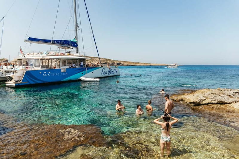 Malta: Blue Lagoon, Beaches & Bays Trip by Catamaran - At a glance