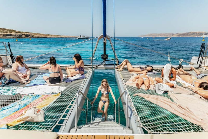 Malta: Blue Lagoon, Beaches & Bays Trip by Catamaran - Choosing the daytime or sunset departure