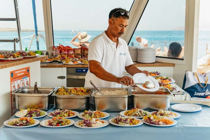 Malta: Blue Lagoon, Beaches & Bays Trip by Catamaran - The price and what you get for $62