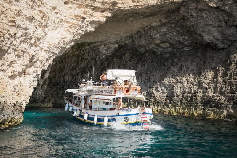 Malta: Comino, Gozo, Blue & Crystal Lagoon, and Caves Cruise - Crystal Lagoon: the calmer swimming stop