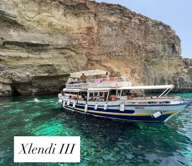 Malta: Comino, Gozo, Blue & Crystal Lagoon, and Caves Cruise - What the onboard setup is really like