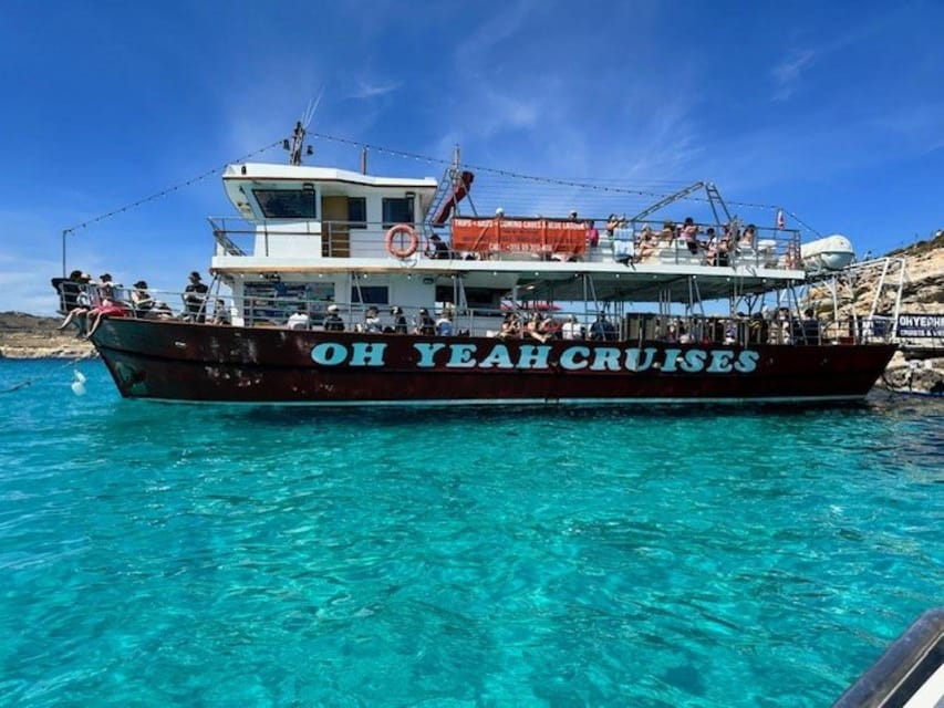Malta: Gozo Comino and Blue Lagoon Boat Tour with Swim Stop - Three hours on Gozo: free time or paid transport