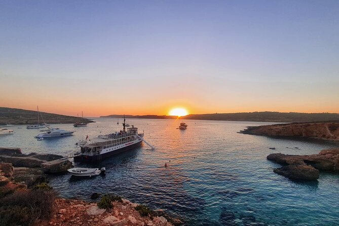 Malta Sunset Boat Tour: Bugibba to Comino Blue Lagoon Cruise - Key points to know before booking