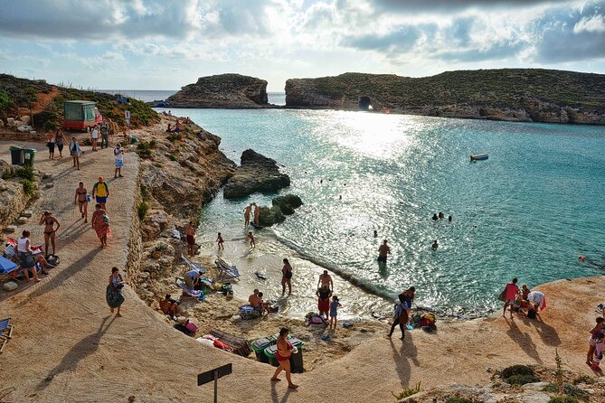 Malta Sunset Boat Tour: Bugibba to Comino Blue Lagoon Cruise - Two hours at Comino’s Blue Lagoon