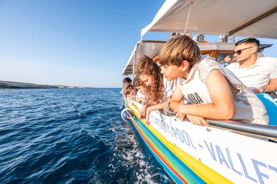 Malta: Sunset Boat Tour to St. Peter’s Pool and South Coast - St. Peter’s Pool from the sea
