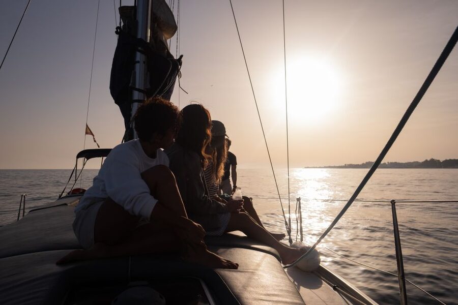 Marbella: Sailing & Dolphin Watching with Snacks and Drinks - Searching for dolphins in the open sea