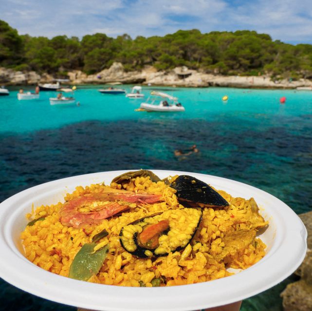 Menorca: Full-Day Boat Tour with Paella Lunch - Leaving Ciutadella on the Fiesta boat