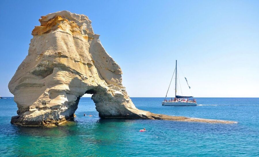 Milos: Half-Day Morning Catamaran Cruise to Kleftiko - Timing, weather, and the Agia Kyriaki change