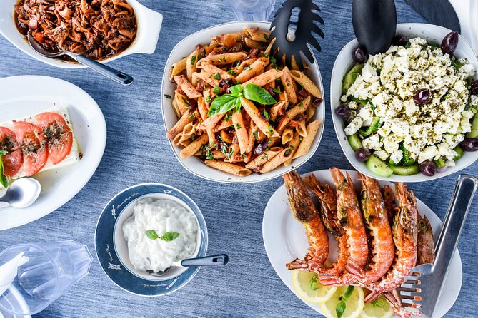 Mykonos Catamaran Premium Day-Sunset Tours 8-flavor Meal & Drinks - The weather backup along Mykonos’s south coast
