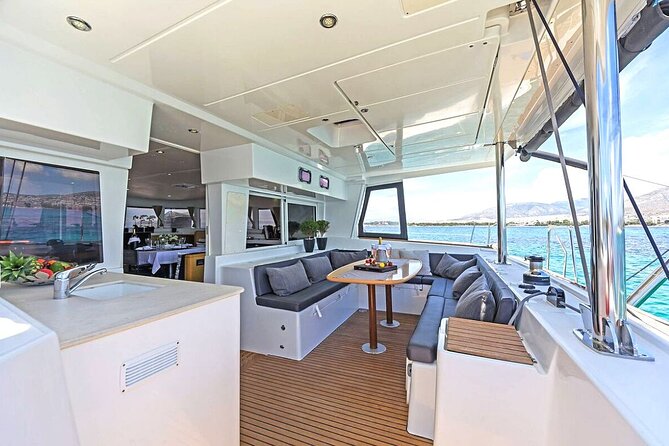 Mykonos Catamaran Premium Day-Sunset Tours 8-flavor Meal & Drinks - Day cruise or sunset sailing?