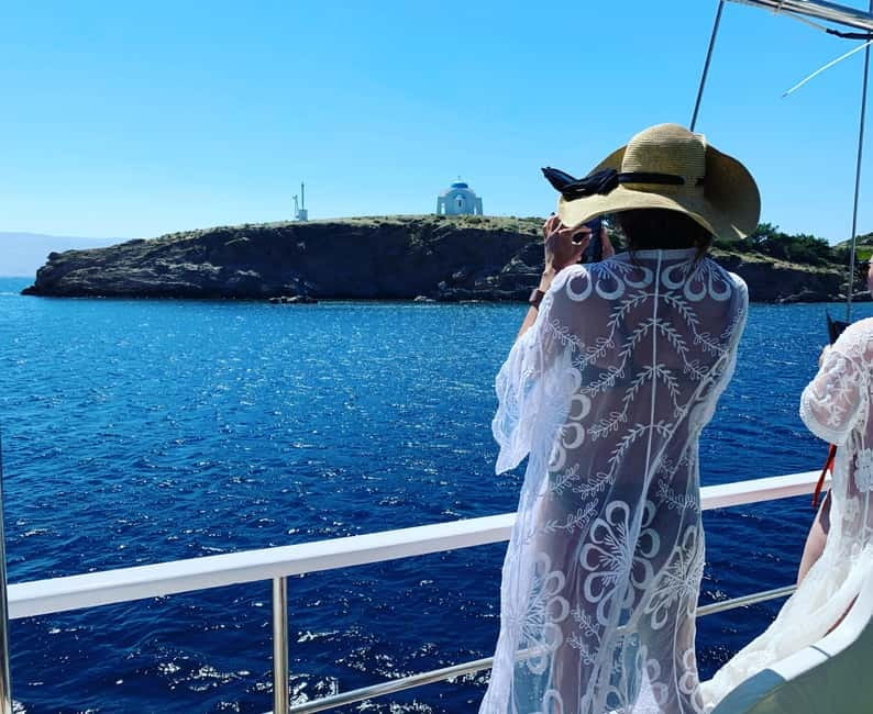 Mykonos: Delos and Rhenia Islands Cruise with BBQ Meal - A Flexible Hour Near Delos
