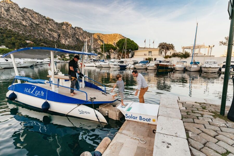 Nice: Private Sunset Tour on Solar Powered Boat - A quiet way to see the French Riviera from the water