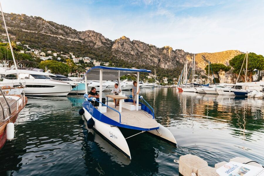 Nice: Private Sunset Tour on Solar Powered Boat - What the 80-minute route feels like