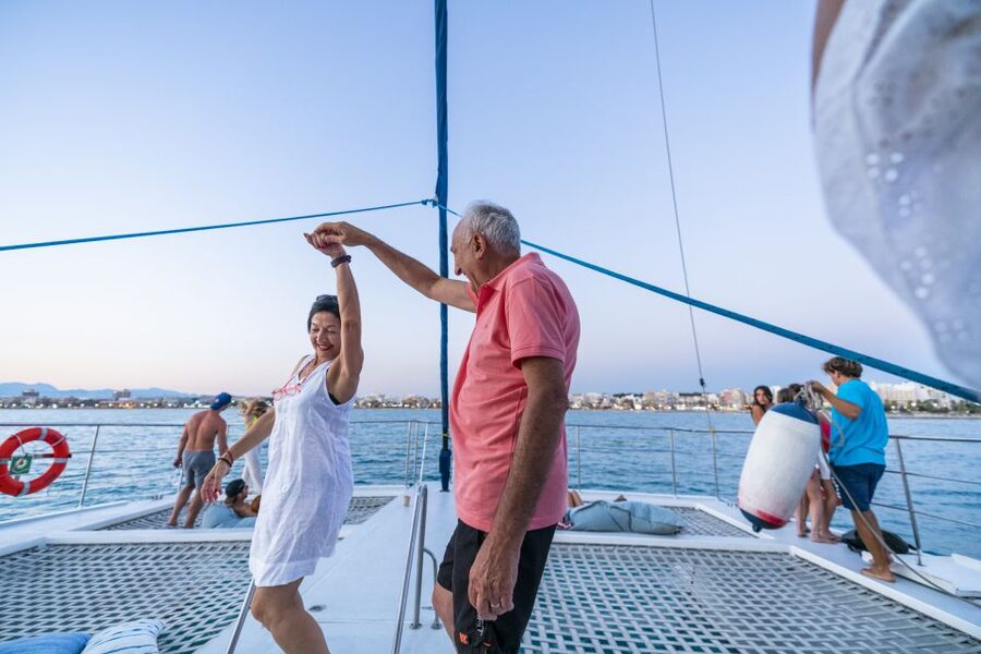 Palma: Catamaran Cruise with Swimming and Snorkelling - Cap Enderrocat and Cala Vella