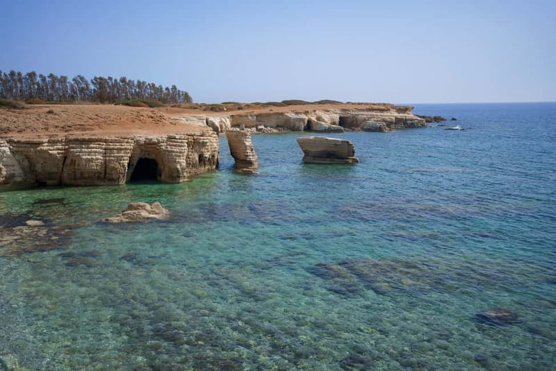 Paphos/Akamas: Blue Lagoon Bus & Boat Tour with Water Slide - What the $53 price really covers