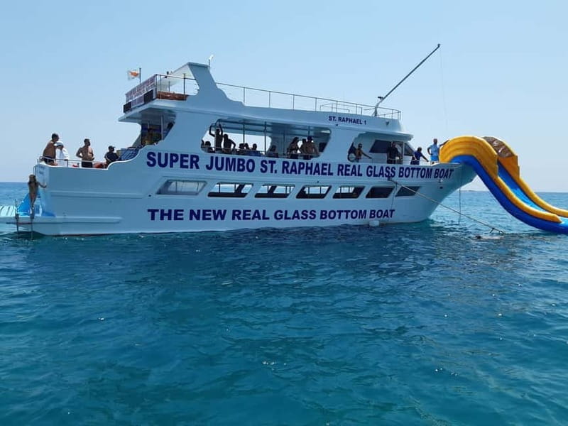 Paphos: Glass Bottom Boat Trip with Swimming or Snorkeling - Key points to know before booking