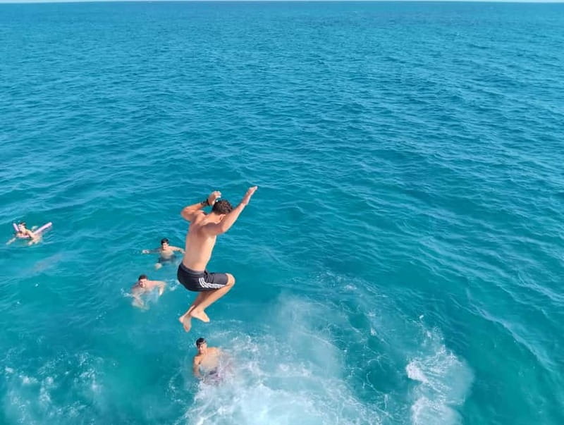 Paphos: Glass Bottom Boat Trip with Swimming or Snorkeling - A glass floor with a real shipwreck below
