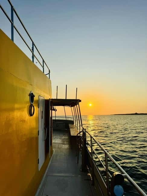 Paphos: Sunset Cruise, Turtle Watching, & Unlimited Drinks - The sunset return to Paphos Harbour