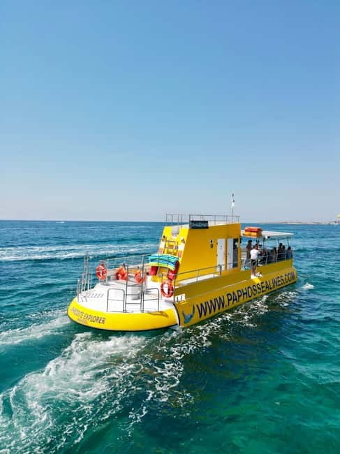 Paphos: Swim Cruise with Turtle Watching, Drinks & Aperol - Turtle watching around Paphos