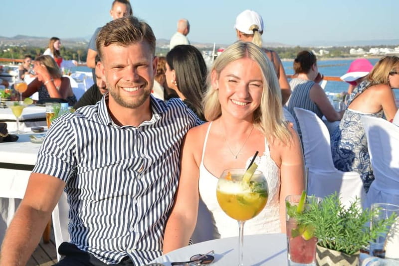 Paphos: Wave Dancer Fireworks, Buffet Dinner & Show Cruise - Setting sail from Paphos Harbour