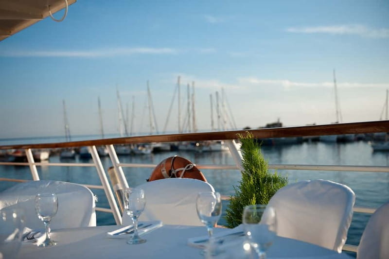 Paphos: Wave Dancer Fireworks, Buffet Dinner & Show Cruise - Boarding early and finding your place