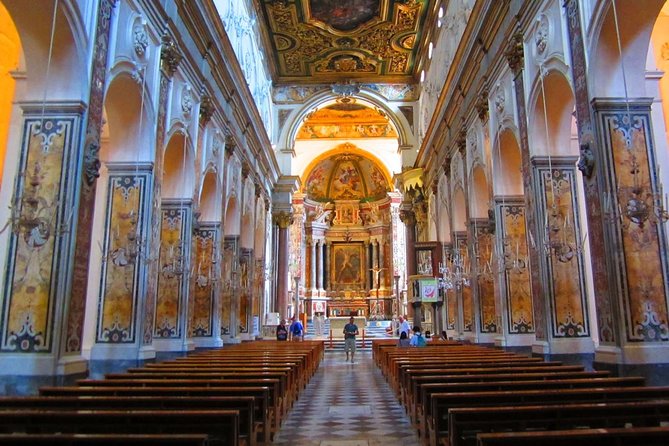 Positano, Amalfi & Ravello Group Tour with Optional Boat Ride - Amalfi: cathedral, sea, and the optional boat