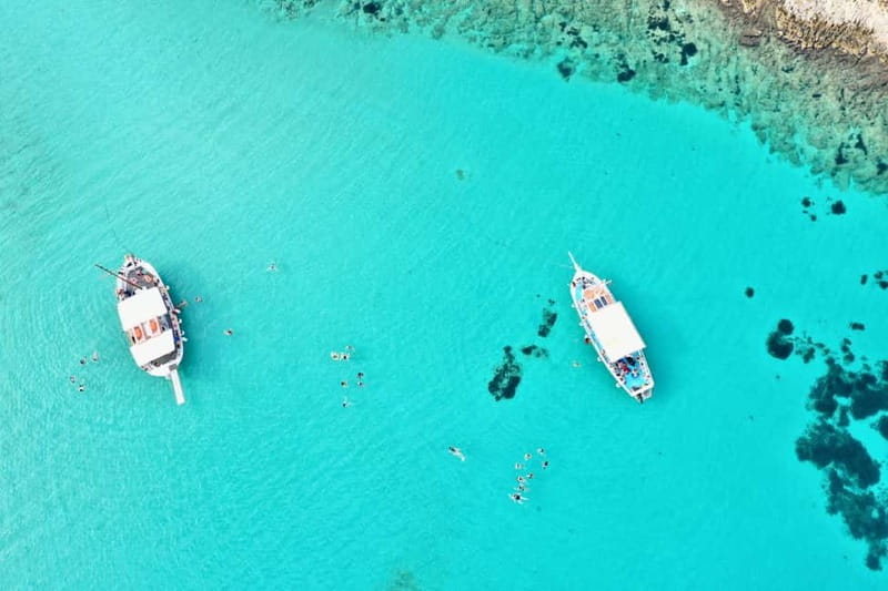 Pounta: Blue Lagoon Boat Tour - A comfortable boat with room for sun and shade