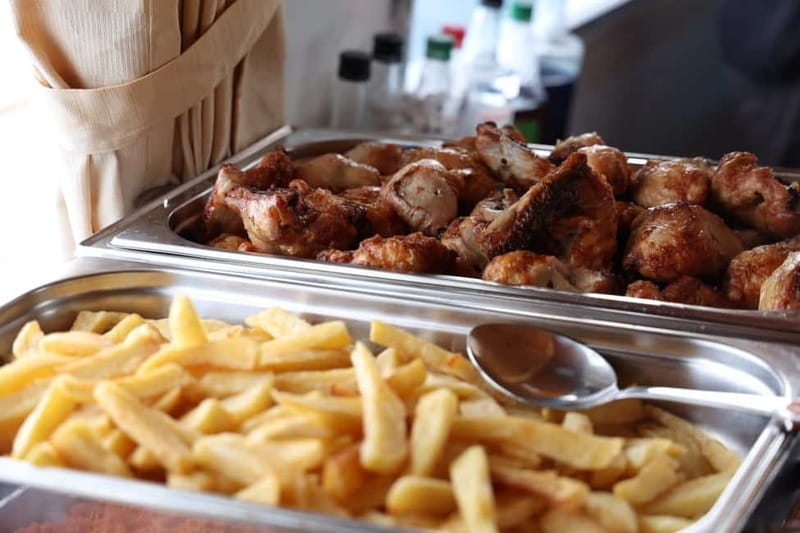 Protaras: Luxury Yacht Cruise with slide, BBQ Lunch & Drink - A Cypriot lunch that fills you up