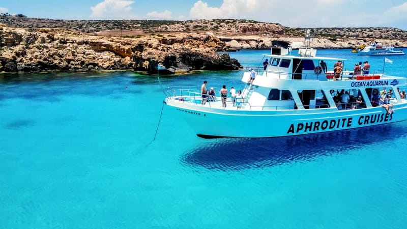 Protaras: Turtle Cove & Blue Lagoon Cruise - Life onboard: shade, snacks, and practical comfort