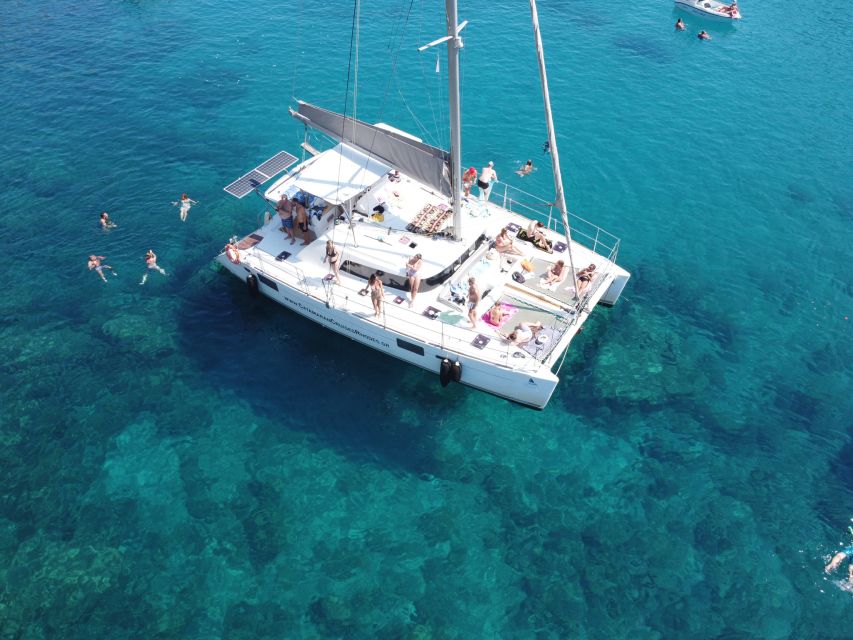 Rhodes: All-Inclusive Catamaran Cruise with Lunch and Drinks - Kalithea Springs: a memorable final swim