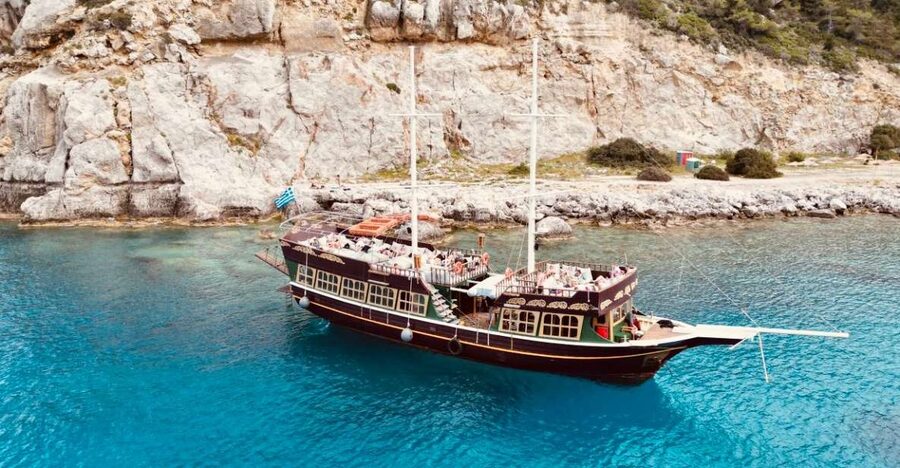 Rhodes: All Inclusive Day Cruise with BBQ & Unlimited Drinks - A full day at sea from Mandraki Harbour