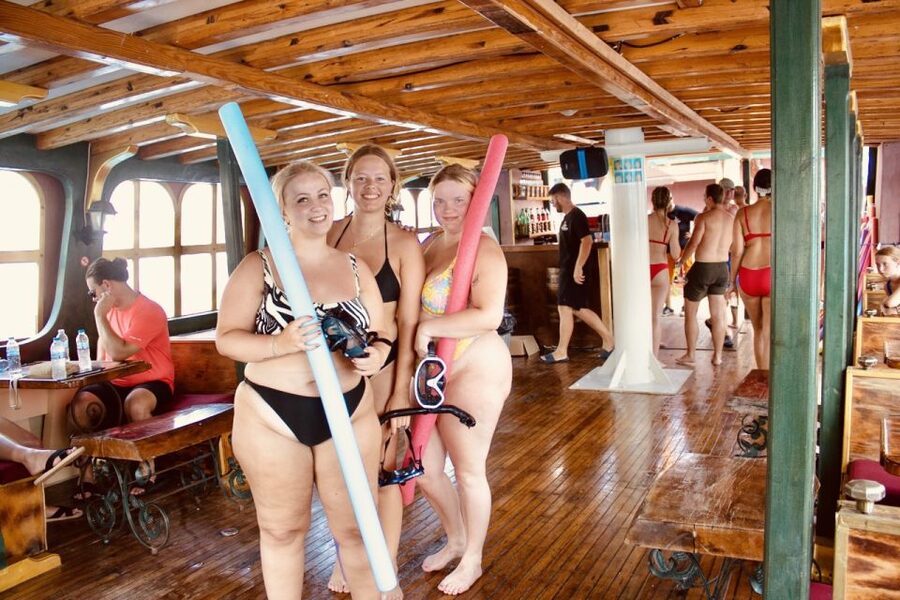 Rhodes: All Inclusive Day Cruise with BBQ & Unlimited Drinks - Choosing between the lower deck and bean bags