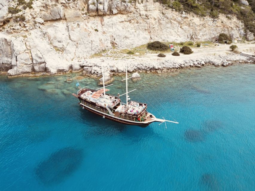 Rhodes: All Inclusive Day Cruise with BBQ & Unlimited Drinks - Anthony Quinn Bay brings the most dramatic scenery