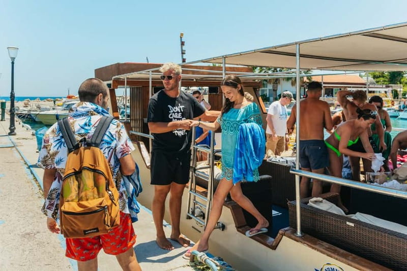 Rhodes: Anthony Quinn, Ladiko and Caves All-Inclusive Cruise - Ladiko Bay: clear water and an easy final swim