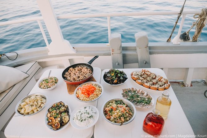 Rhodes Exclusive Swim Cruise Cocktail Open bar & Gourmet Buffet - Passing Faliraki on the way south
