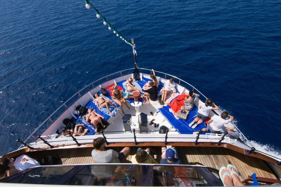 Rhodes: Lindos Cruise with 2 Swim Stops - Anthony Quinn Bay, your first swim stop