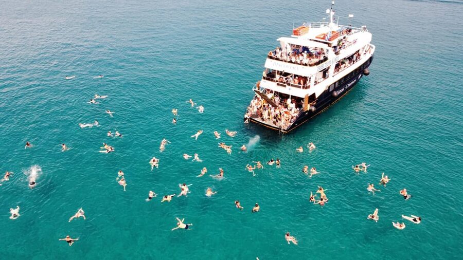 Rhodes: Lindos Cruise with 2 Swim Stops - Choosing your place onboard