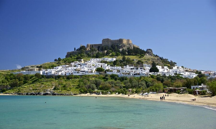 Rhodes: Lindos Cruise with 2 Swim Stops - Food, drinks, and what to bring