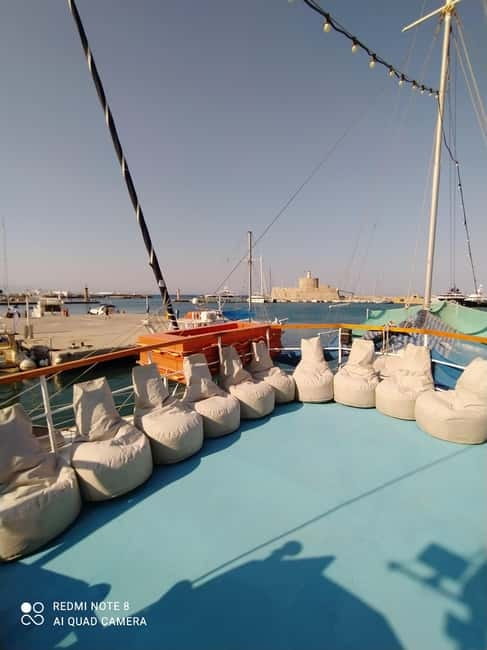 Rhodes: Pleasure Cruise for Swimming and Snorkeling - Boat comfort, music, and the practical trade-offs