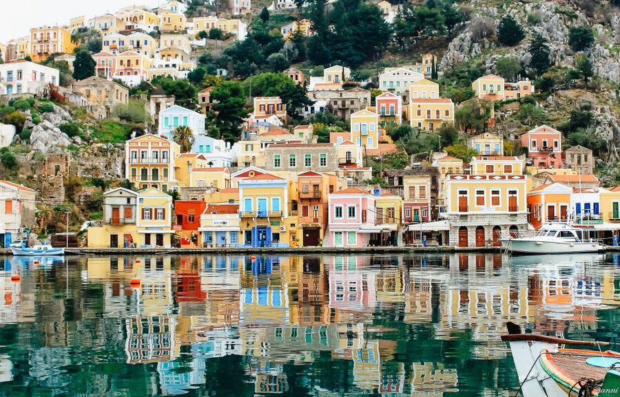Rhodes: Speedboat Trip to Symi with Free Time to Explore - The first 80 minutes, Rhodes from the water