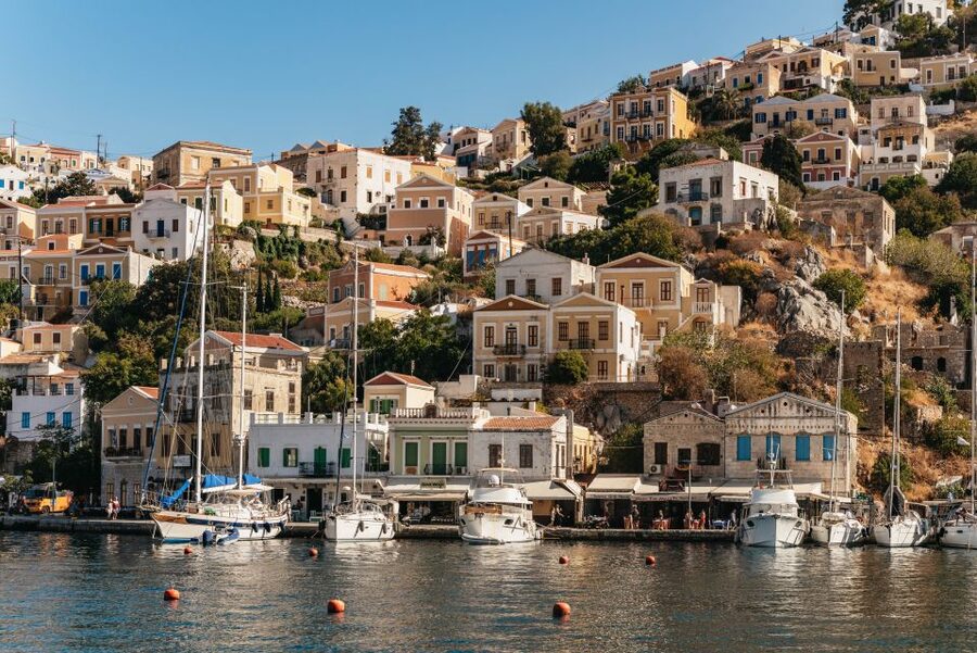 Rhodes: Symi Island & Panormitis Monastery Day Trip by Boat - Panormitis Monastery: one quiet hour by the bay