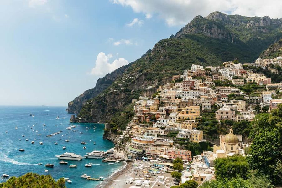 Rome: Amalfi Coast & Positano Day Trip with Coastal Cruise - Positano: two and a half hours among steep lanes