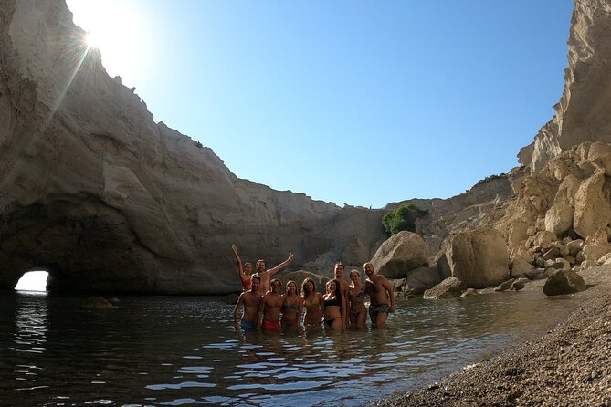 Round of Milos and Poliegos Sailing boat snorkelling cruise - Cape Vani and the old mines