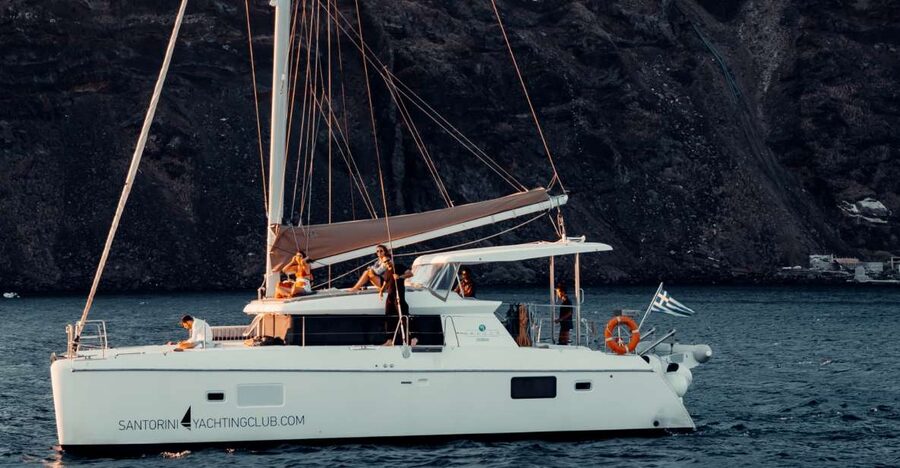 Santorini: Catamaran Caldera Cruise with Meal and Drinks - What to pack for a comfortable afternoon