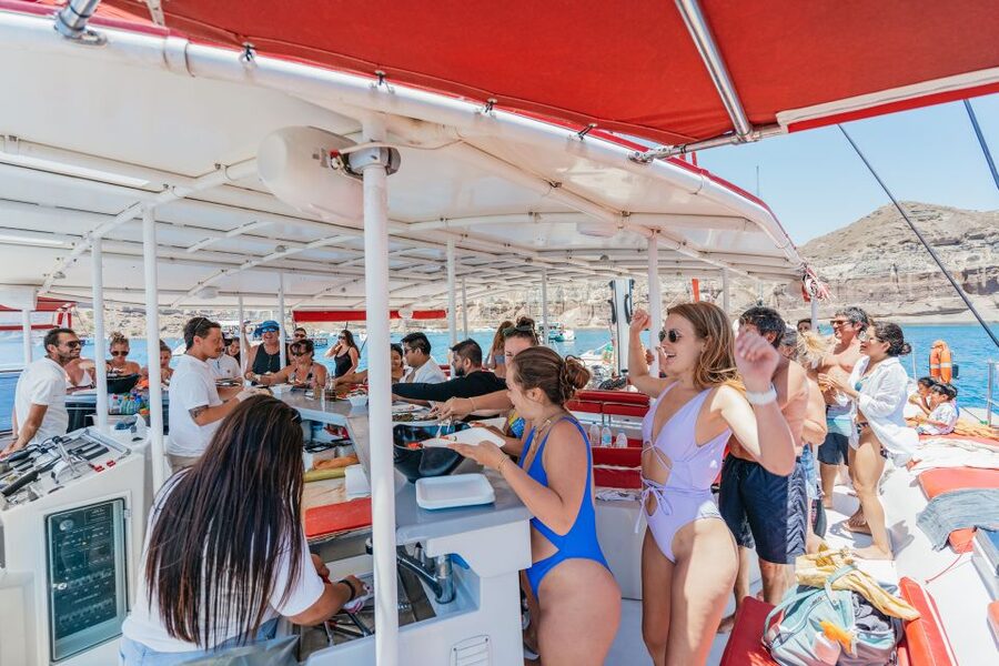 Santorini: Catamaran Tour with BBQ Dinner, Drinks, and Music - Who will enjoy this cruise most