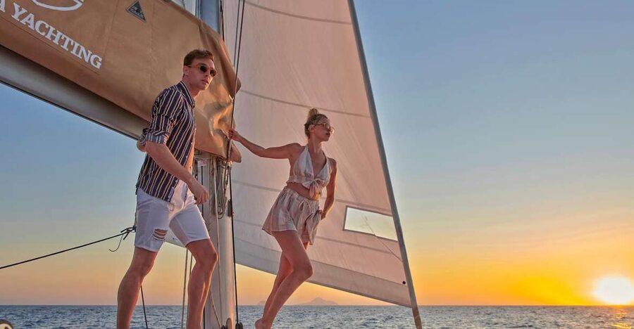 Santorini Gold Catamaran Cruise with Snorkel, BBQ & Open Bar - Key things to know before you sail