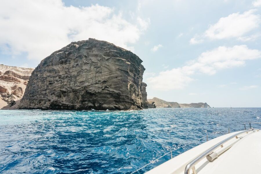 Santorini: Luxury Catamaran Day Trip with Meal and Open Bar - Is $129 a good value?
