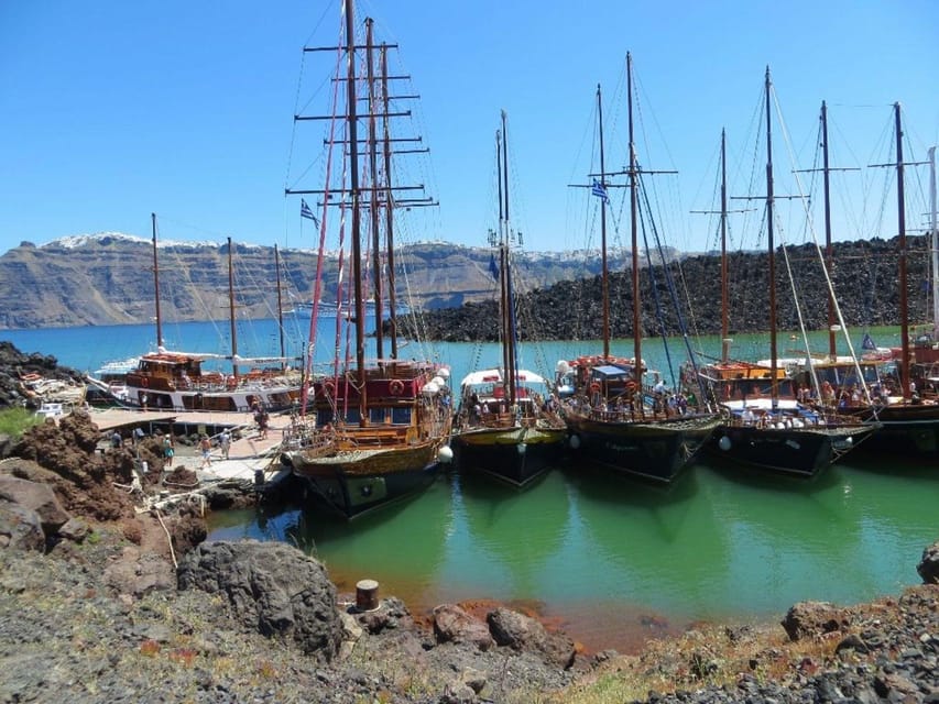 Santorini Port: Cruise to Volcano, Hot Springs & Thirassia - Walking up Nea Kameni volcano